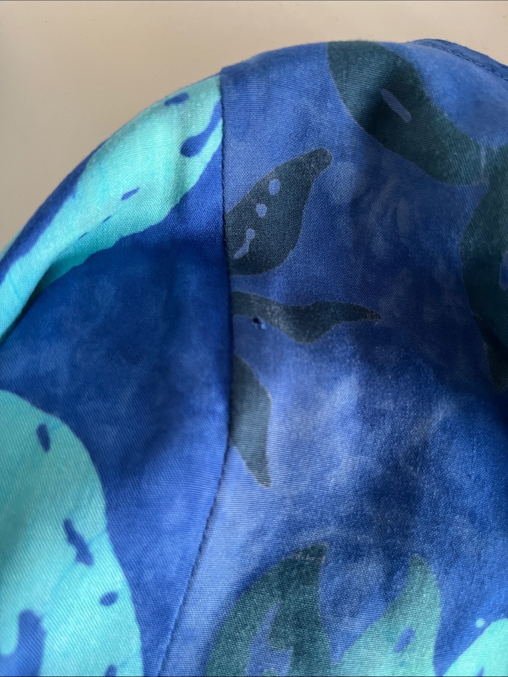 Alma Blue Green Tropical Pattern Strappy Floral Maxi Dress, Size Medium - Picture 9 of 9